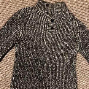 Men’s button neck sweater